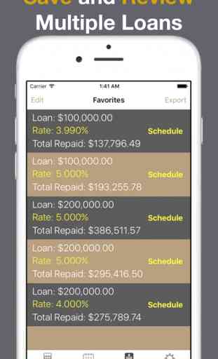 Loan Calculator - Amortization For Auto, Home, and Credit Card Bank Loans 3