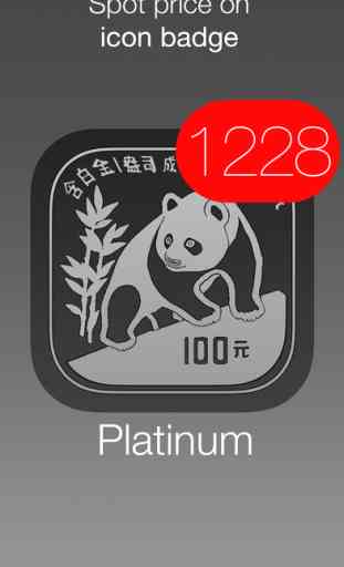 Platinum Price Watch - live spot price with widget, charts, push notifications and custom alerts 4