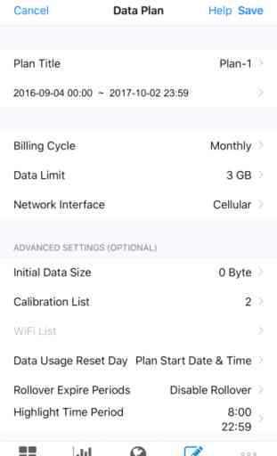 DataCare - WiFi/3G/4G data usage monitor 4