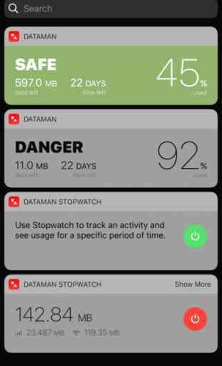 DataMan Next - simply track your data usage 2