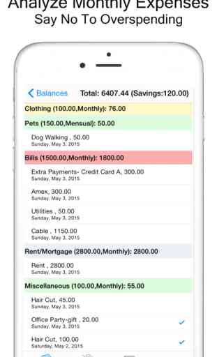 Expense Scout: Budget, Bill Reminders & Grocery Shopping List 3