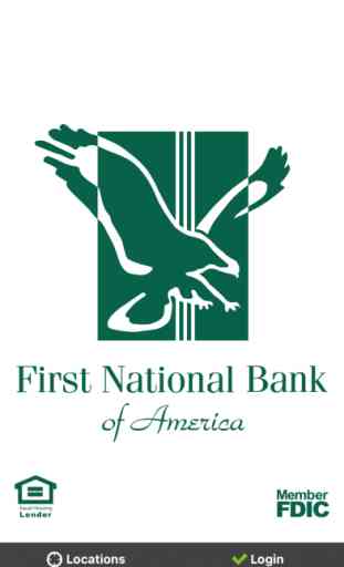 First National Bank of America Mobile Banking App 1