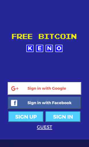 Free Bitcoin Keno 1