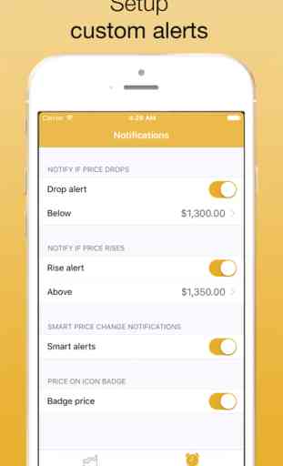 Gold Price - with badge value, widget & watch app 3