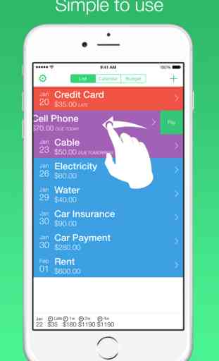 Jitto - bill reminder & budget manager 4