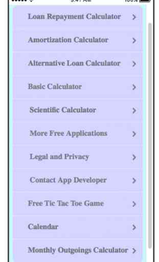 Loan Repayment Calculator App 4