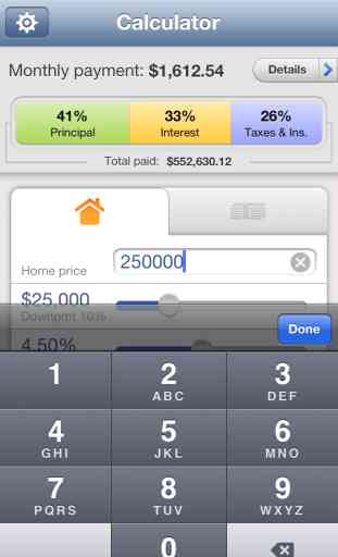 Mortgage Calculator for iPhone 2