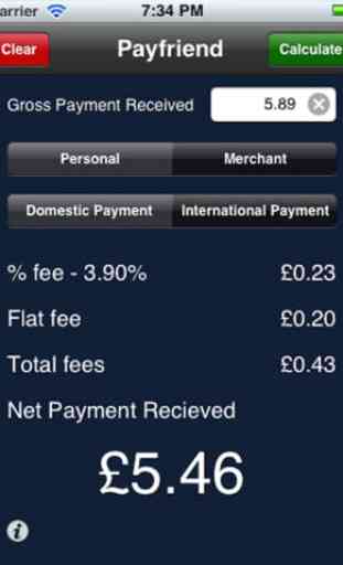 Payfriend - UK Paypal fee calculator 2