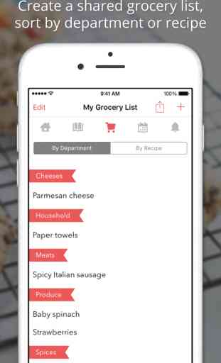 BigOven 350,000+ Recipes and Grocery List 4