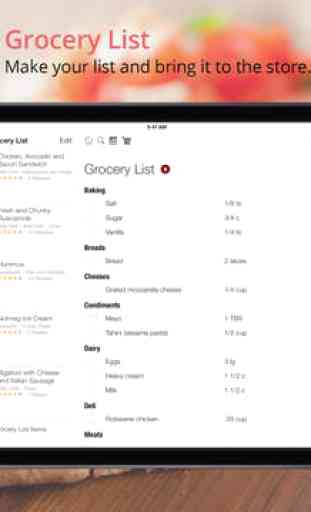 BigOven: 350,000+ Recipes and Grocery List 3
