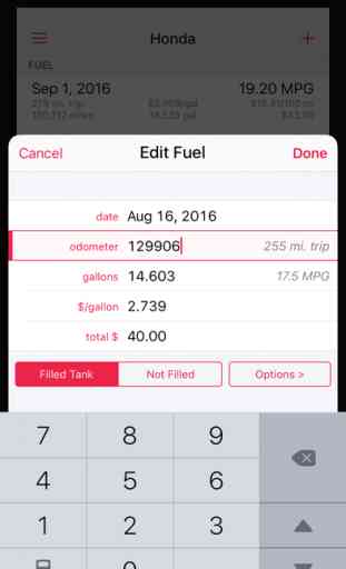 Road Trip Lite • MPG and Mileage Tracking 3