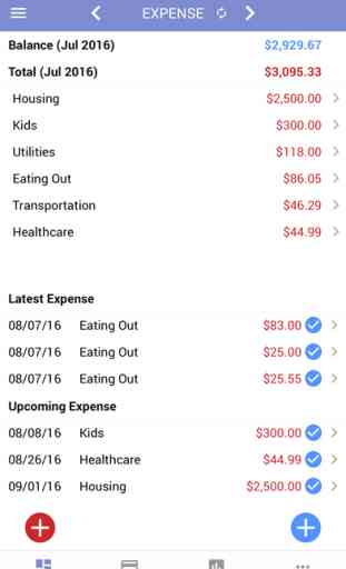 Spending Pro: track expense, income, mortgate, bills and more, 2
