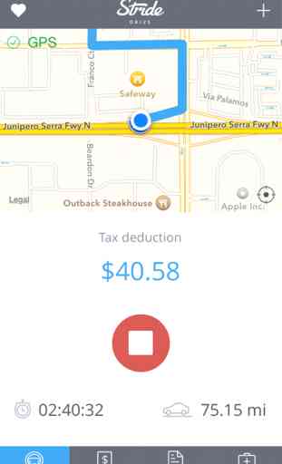 Stride Drive: FREE Mileage and Expense Tax Tracker 1
