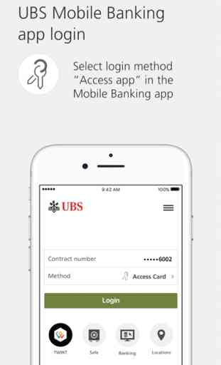 UBS Access – secure login 3
