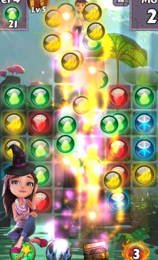 Bubble Girl Soda Witch - Pop the yummy gem candy and easy shooter puzzle 3