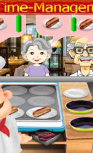 Chef Cooking Master Food Fever : Maker Hamburger,Hotdog,Pizza Free Games 1