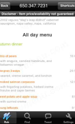 CrazyMenu restaurant menus social food and bar reviews, eat and dine with facebook and twitter friends 4