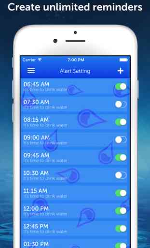 Drink Water Reminder Pro : Daily hydration tracker, monitor and counter manager 4