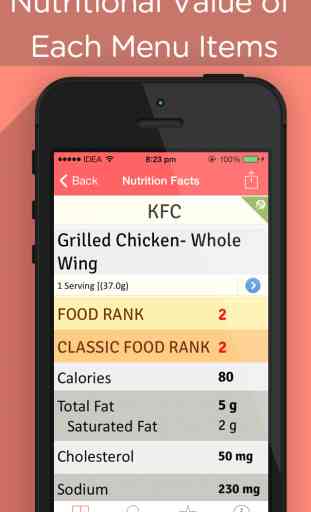 Fast Food Restaurant Nutrition Menu, Weight Loss Diet Value and Fitness Tracker, Calories Watchers Journal and Carb Control 2