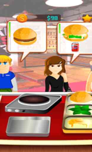 Burger Dash - Top Free Burger Cooking Diner Games 3
