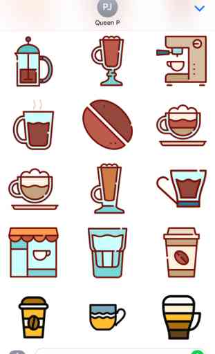 Coffee Time Stickers 2