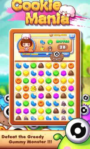 Cookie Crush Mania - 3 match puzzle splash game 4