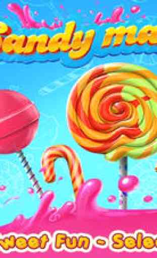 Cotton Candy Maker Factory-Crazy Chef Game 1