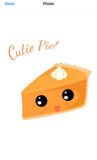 Cutie Pie Emoji - Thanksgiving Pumpkin Pie 3