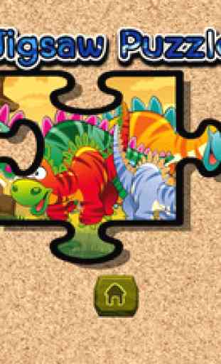 Dinosaur Jigsaw Puzzle - Magic Board Fun for Kids 4