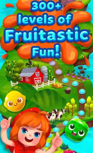 Fruit Mania Story - Free match-3 splash game 2