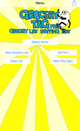 Grocery Tag Free - Grocery List - Shopping List 1