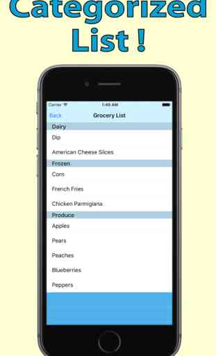 Grocery Tag Free - Grocery List - Shopping List 3