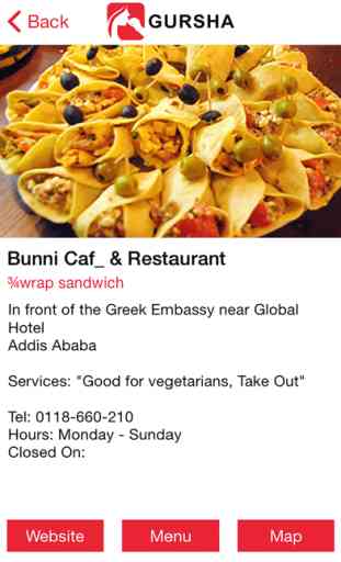 Gursha - Ethiopian Restaurant Directory 2