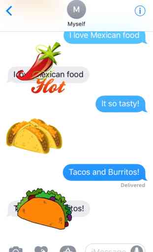 Mexican Food Stickers 1