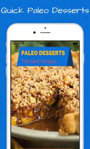 Paleo Desserts Recipes + bonus diet cookies, breads, flour, pasta, drinks and smoothies. 1