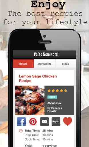 Paleo Nom Nom: Free healthy recipes made with whole foods from YumDom 4