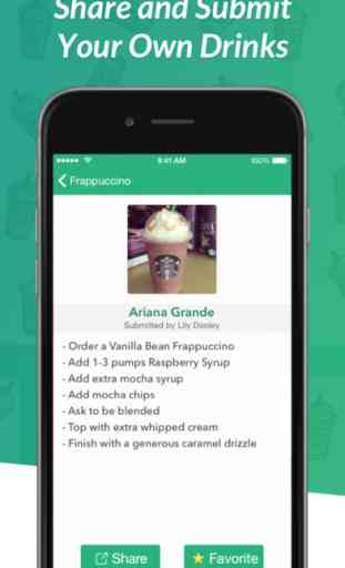 Secret Menu for Starbucks Free - Coffee, Frappuccino, Tea, Cold, and Hot Drink Recipes 3