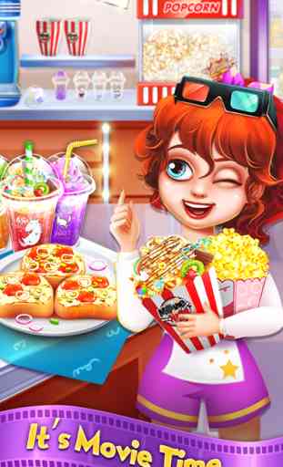 Movie Night Party - Popcorn Maker Cooking Games 2
