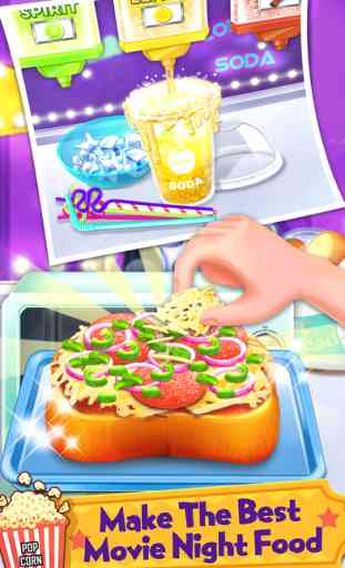 Movie Night Party - Popcorn Maker Cooking Games 3