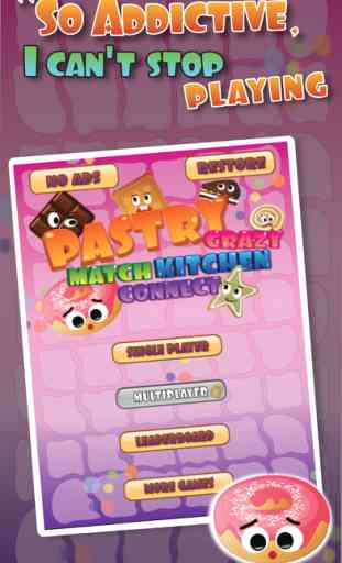 Pastry Crazy Match Mania - Paradise Kitchen Connect Puzzle Game FREE 1