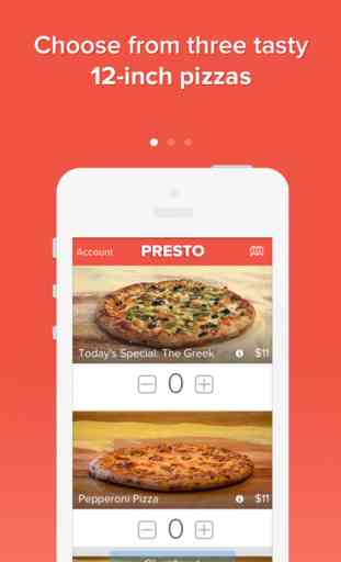Presto - delicious pizza, delivered in minutes 1