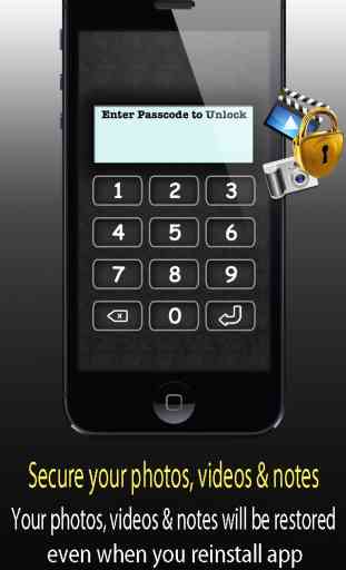 Data Privacy Manager ™ security suit to lock my private secret photos , pictures , videos and notes 4
