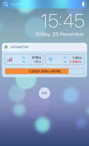 DataMeter- mobile cellular data usage saver widget 2