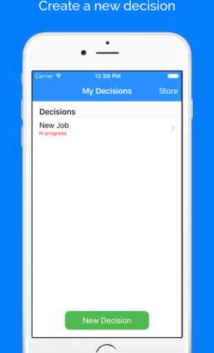 Decision - Weighted Average Decision Matrix App 1