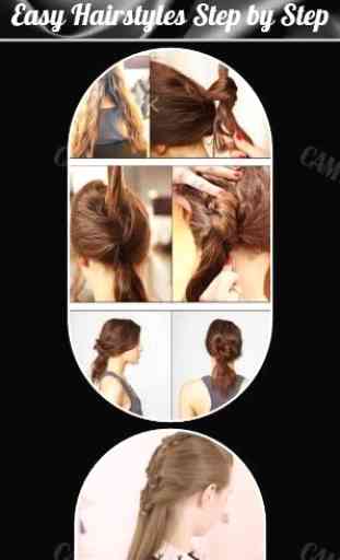 Easy Hairstyles Step by Step 1