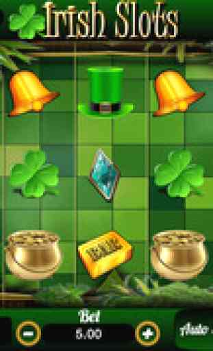 AAA Lucky Irish Free Vegas Casino Machine with Wheel Prize, Bonuses and More! 2