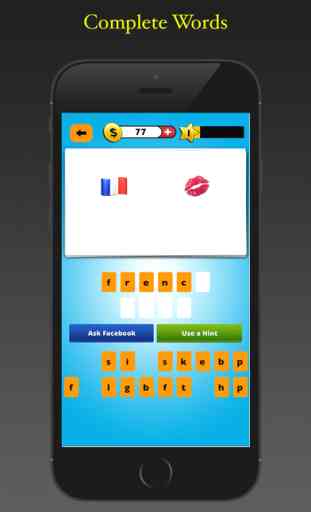 A+ Guess Emoji - Animated Icon Quiz keyboard word puzzle Pro 3