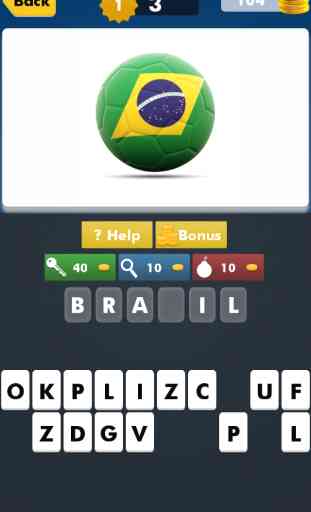 AAA Guess Flag ~  Football Soccer 2K15 Team Quiz Trivia 1