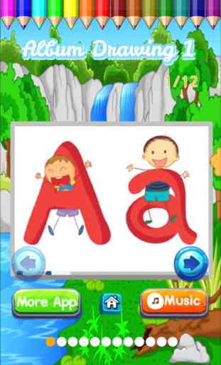 ABC Coloring Alphabet Learn Paint for Toddler Kids 1