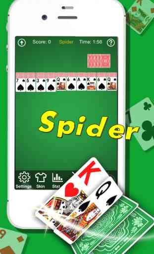 Ace Spider Solitaire - Classic Spiderette Patience Card 1